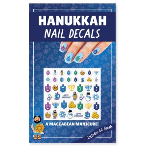 Picture of Hanukkah Nail Decals 44 Pieces
